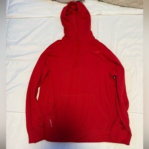 Nike Red Hooded Pullover Sweatshirt